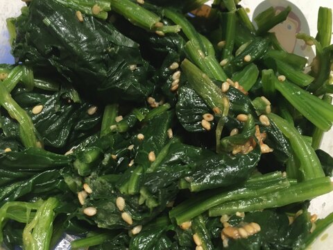 【男の宅飯】和食の基本　ほうれん草の胡麻和え